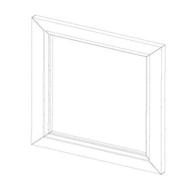 Slim White Dove Shaker - MIRROR2430