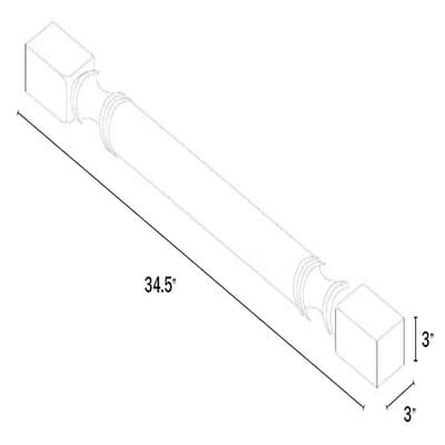Slim White Dove Shaker - POST