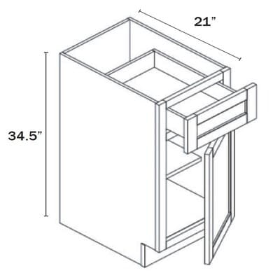 Slim White Dove Shaker - VB15